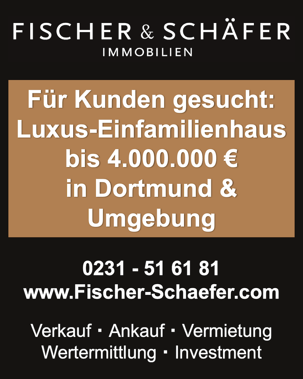 Luxus-Immobilie in Dortmund gesucht